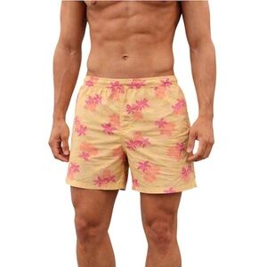 LILLY PULITZER Men's Floral Print Swim Trunks